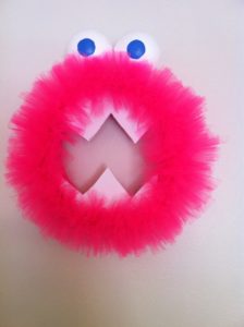 pink monster halloween
